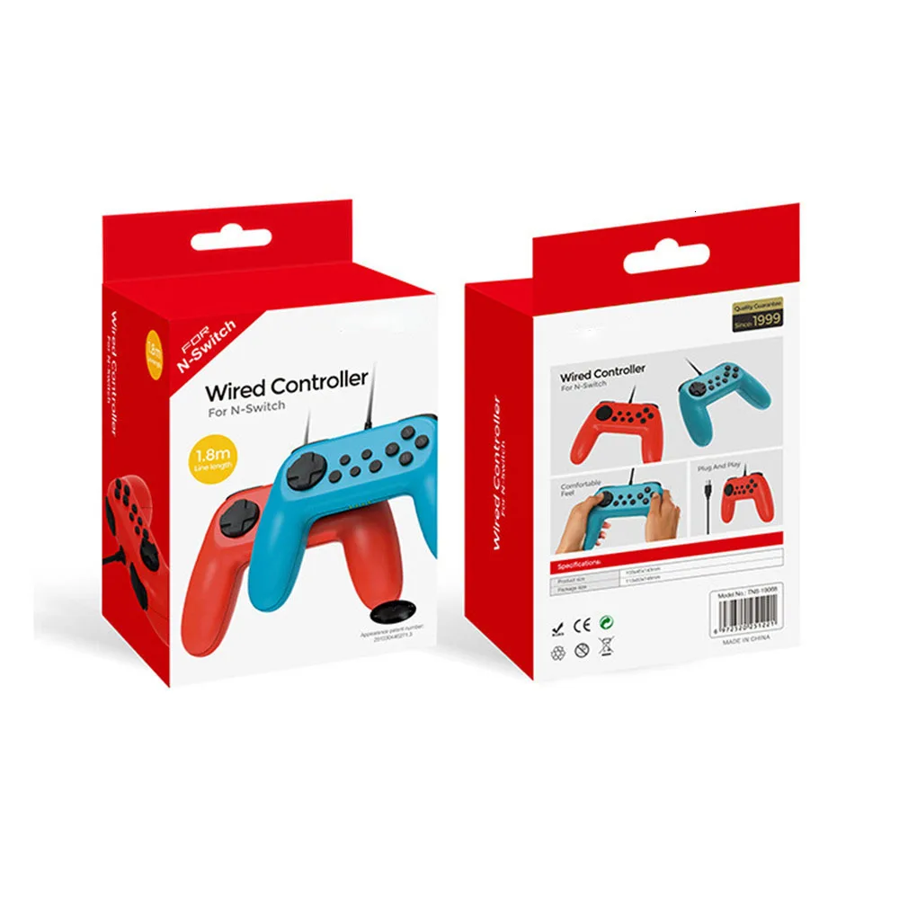 

2pcs Wired Gamepad Controller Set for Nintend Switch Main Engine Game Console Accessories With Vibration Function Controller