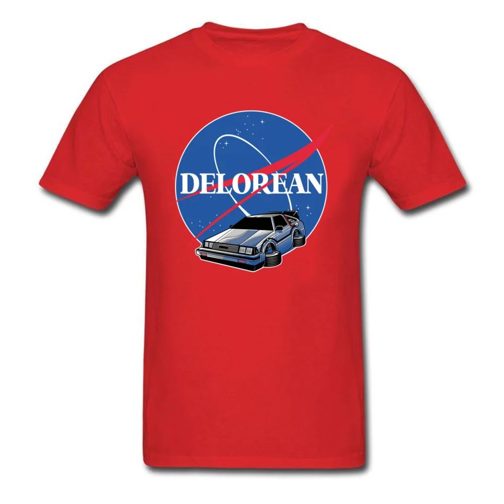 DELOREAN SPACE CCCP футболки Назад в будущее SpaceX Galaxy автомобиль фургон Мужская крутая