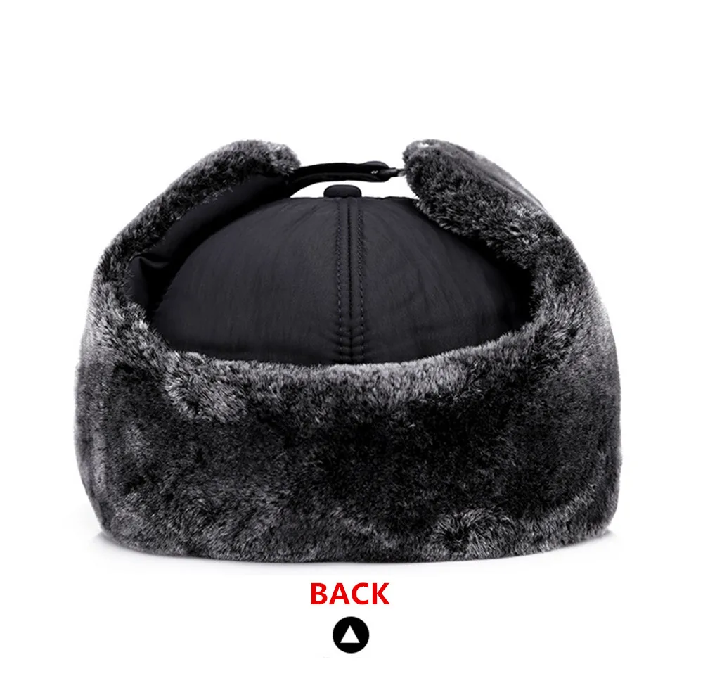 Классическая черная зимняя мужская и женская теплая Рыболовная Шапка с маской