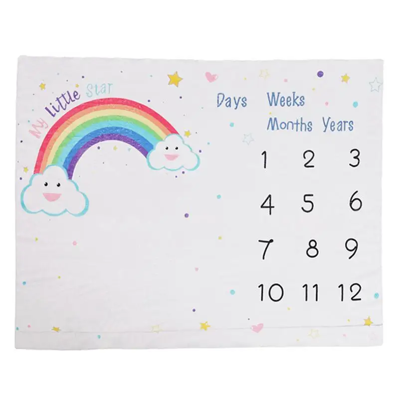 

Pretty Newborn Photography Backdrop Lovely Newborn Month Blanket Shower Gift