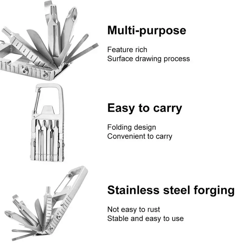 

13 In 1 Multi-Function Folding Sword Hand Tool Portable Stainless Steel Screwdriver Pliers Bottle Opener Ruler Outdoor Tools