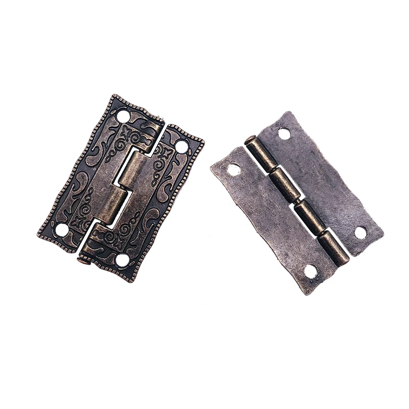 Винтажная защелка в форме сердца застежка 2 шт. петли для шкафа с цветочным