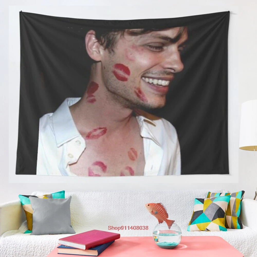 

Матовый серый гобелен для спальни, украшение для дома, новогодвечерние, большой размер, настенный гобелен