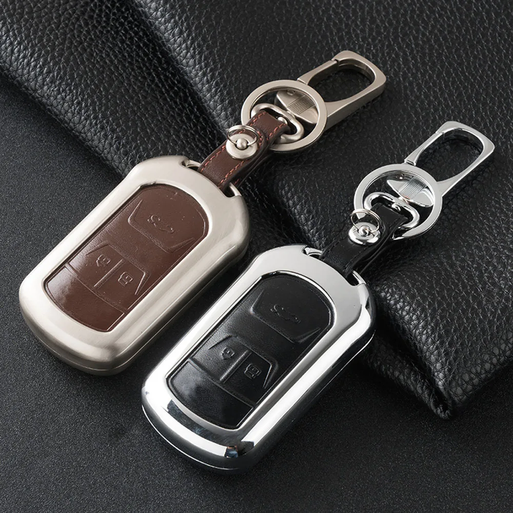 Чехол для автомобильного ключа из цинкового сплава и кожи Chery Tiggo 3 5 E3 E5 бонус Fulwin Ai
