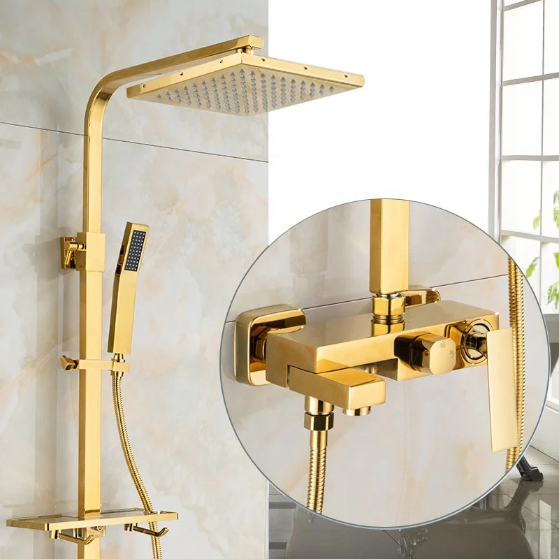 

Rose Gold Plated Shower Heads Gold Shower Head Gold
