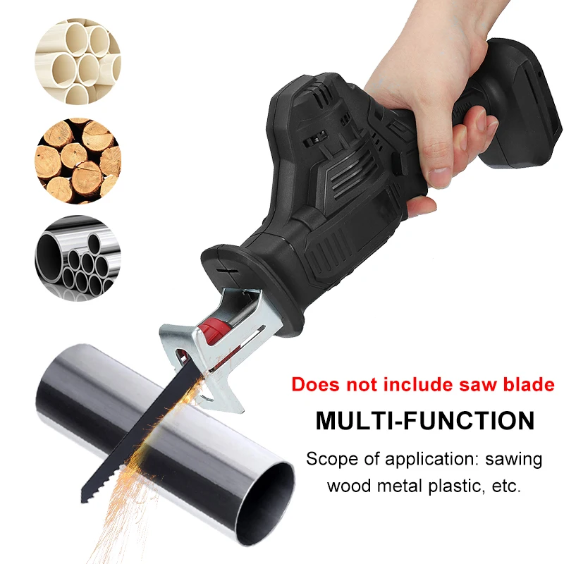 

18V 3000RPM Electric Cordless Reciprocating Saw Body Woodworking Metal Cutting Electric Saw For Makita Battery 18V Power Tools