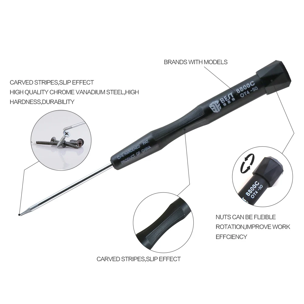 Bst-8800c 10 en 1 Philips Магнитная пятиугольная отвертка с тремя крыльями комбинированный