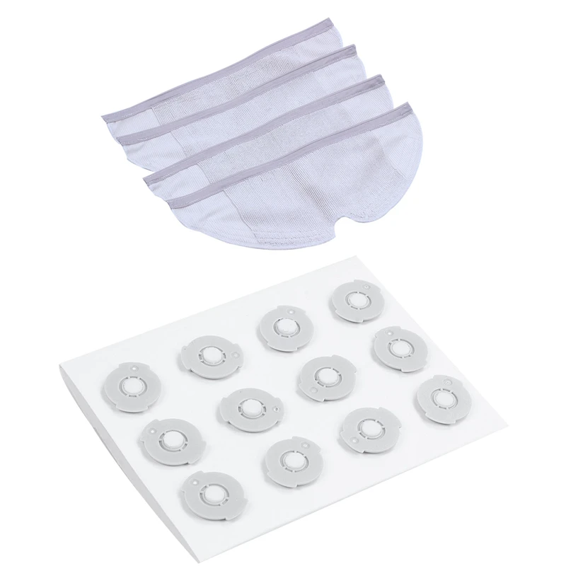 

4Pcs Washable Mop Cloth Vacuum Cleaner Pads For Roborock Mopping Cloths & 24 Pcs For Roborock Water Tank Filter For Xiaomi Gener