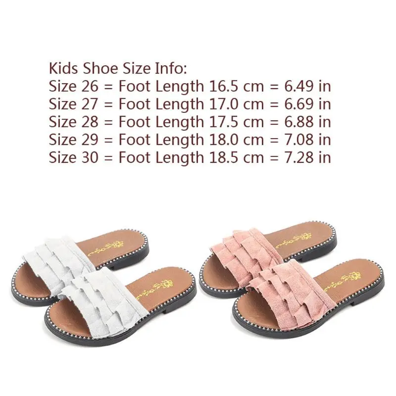 

Baby Girls Slippers Children Flip Flops Child Shoes Kids Indoor Beach Slippers