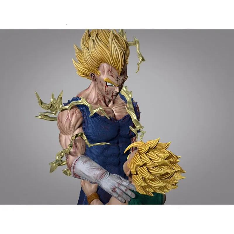 52 см Аниме Драконий жемчуг Супер Saiyan Vegeta стволы битва повреждения 1/4 GK статуя смолы фигурка Коллекционная модель игрушки M3629