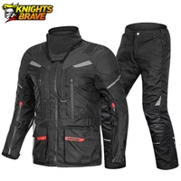 motorcycle jacket winter waterproof cold proof motorbike moto jacket suit chaqueta moto riding clothing ce protective gear black