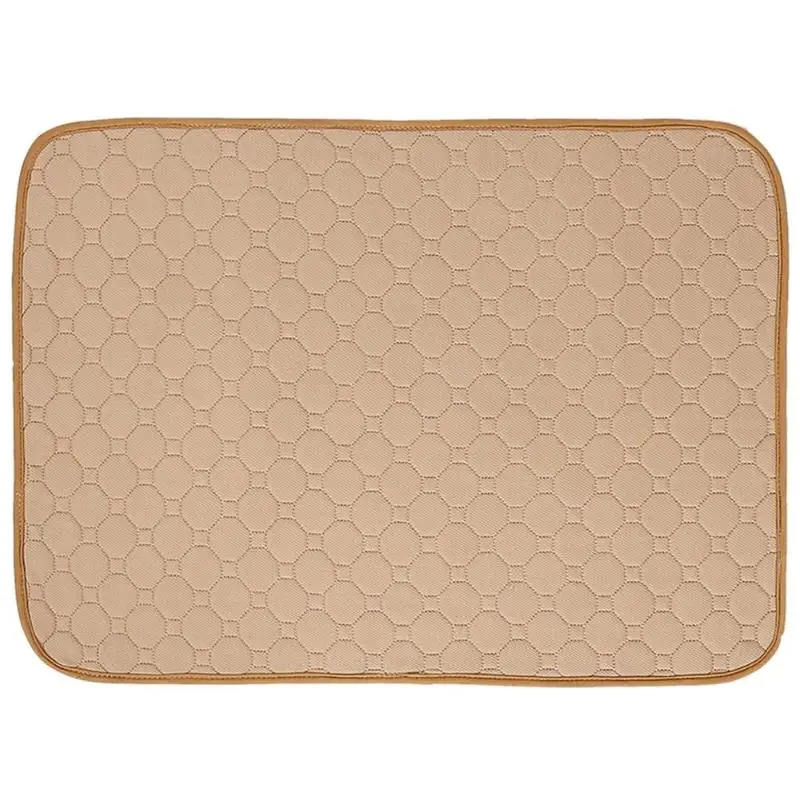 Beige Впитывающий Коврик для собак, кошек, мочи, водонепроницаемый Тренировочный Коврик для питомцев, пеленка для питомцев, Daliy, использование для домашних животных, длительный срок службы, коврик для мочи, продукт для домашних животных - Цвет: Beige