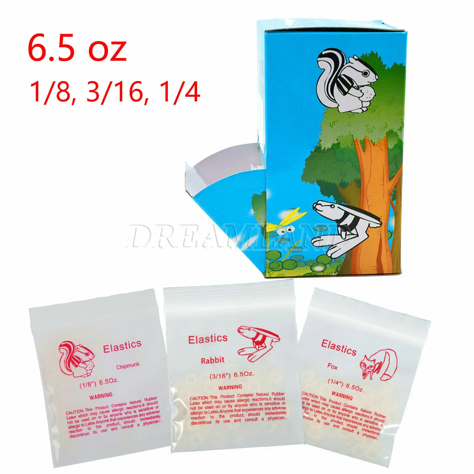 5000 шт. Стоматологические Ортодонтические резинки Орто эластичные латексные