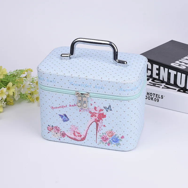 Malet&iacute;n de pinturas con diamantes de gran capacidad, caja de almacenamiento port&aacute;til, varios estilos, multiusos, para cosm&eacute;ticos, nueva y a la moda-1