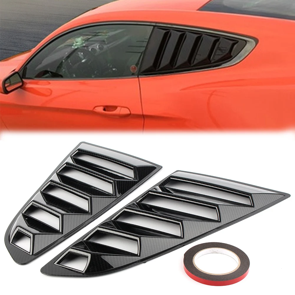 Боковые жалюзи из углеродного волокна GT Lambo для Ford Mustang 2015 2016 2017 2018|Тюнинговые