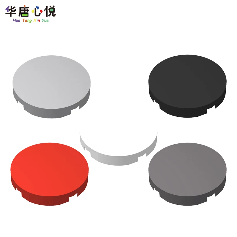 

20PCS/Set 4150/14769 MOC 2x2 Flat Tile Round Plates Assemble Accessories Parts Building Blocks Toys for Children Kids Gifts