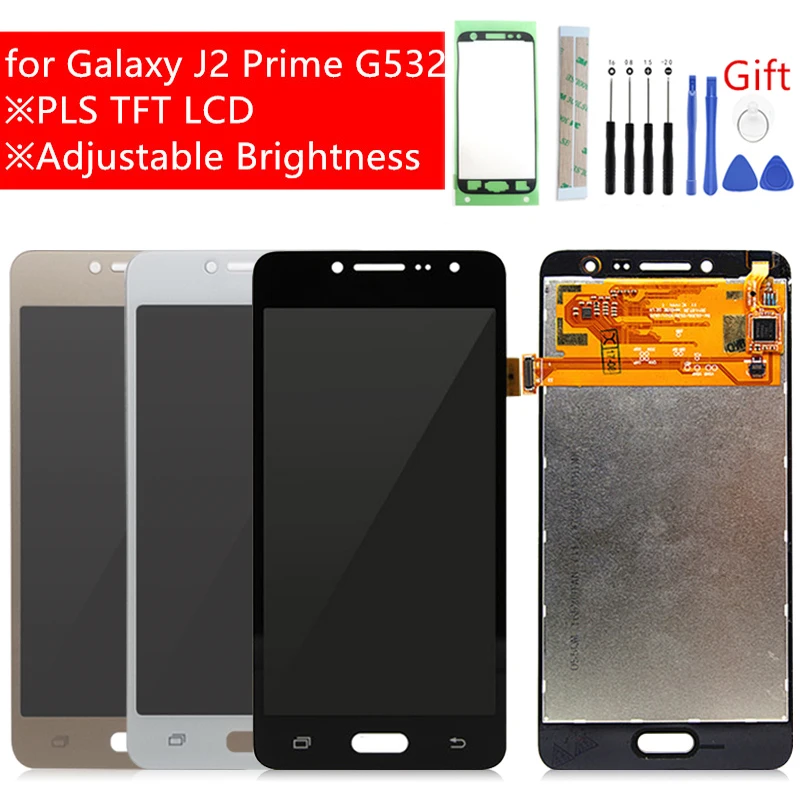 Для samsung Galaxy J2 Prime ЖК-дисплей G532F кодирующий преобразователь сенсорного экрана в сборе G532 G532M ЖК-запчасти для ремонта с подарком
