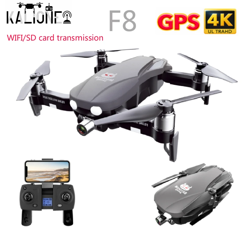 F8 GPS Drone 4K with Two-Axis Anti-Shake Gimbal Camera 5G WIFI FPV Quadrocopter RC Helicopter SD card profissional VS SG907 L109 | Игрушки и