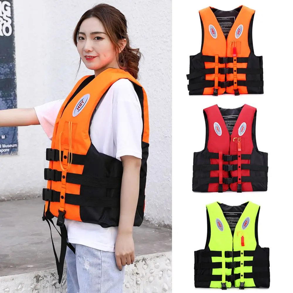 

Outdoor Swimming Kayak Sailing Lifesaving Vest Life Jacket Adult Adjustable