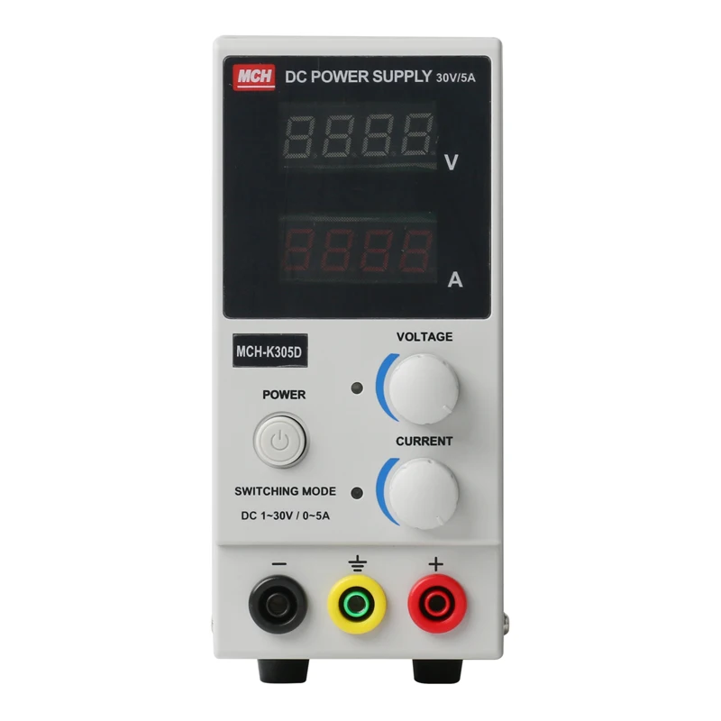 MCH 305D регулируется DC Питание 30V 5A 0 01 V/0.001A импульсный источник питания одиночный