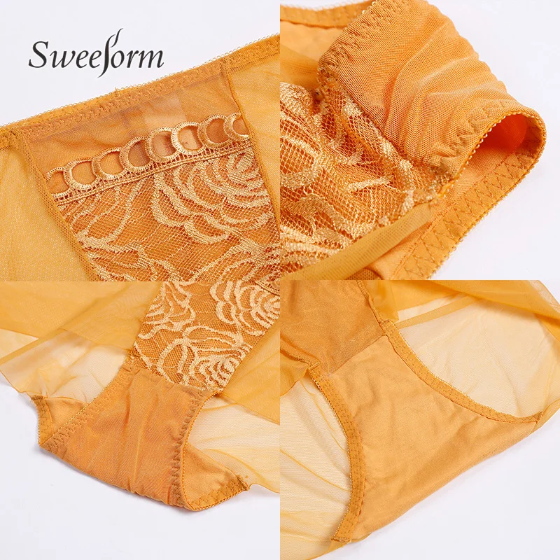 Женские кружевные трусики Sweeform бесшовное нижнее белье модные сексуальные