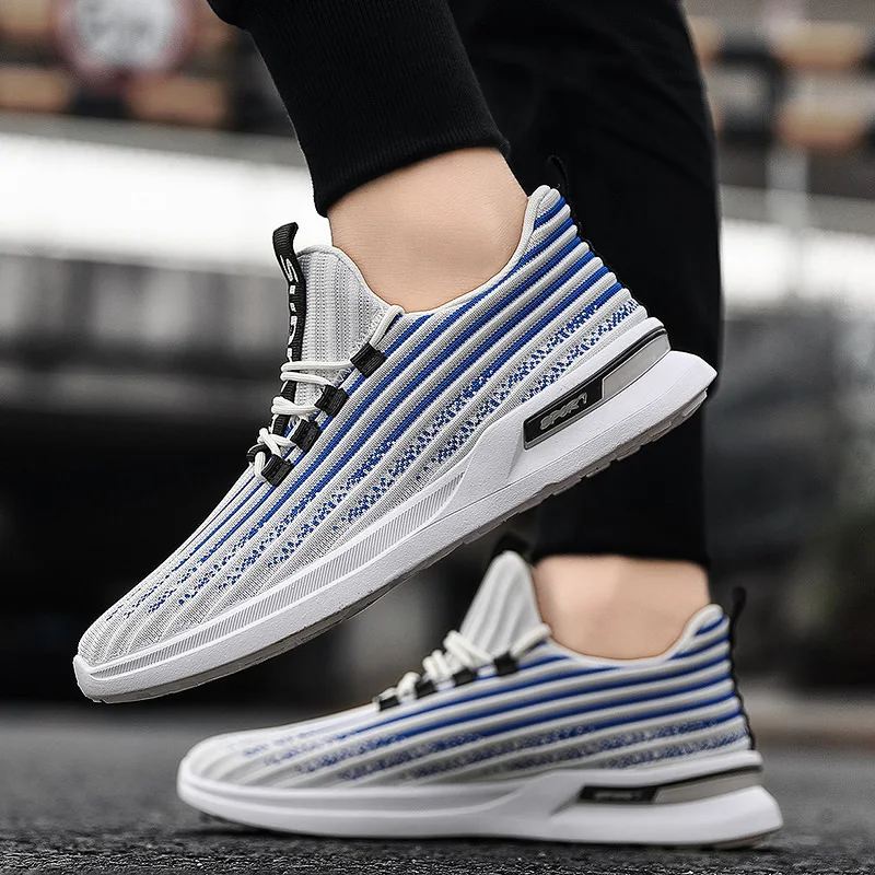 

2020 INS Running Shoes Flying Weaving Men Shoes Sport Light Weight Comfortable Sneakers Leisure Mens Shoes Breathable Sneakers