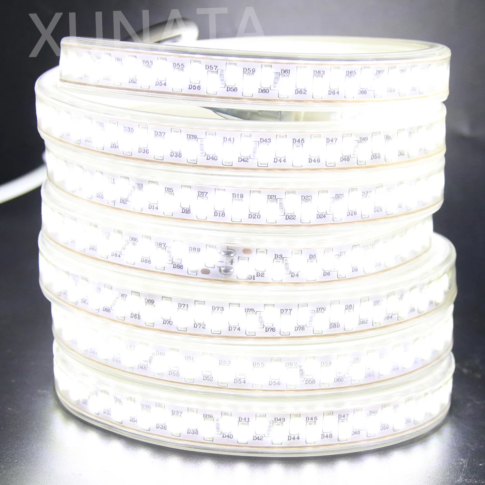 110 В 220 SMD 5630 Светодиодные полосы света Водонепроницаемый 180 светодиодный s/m