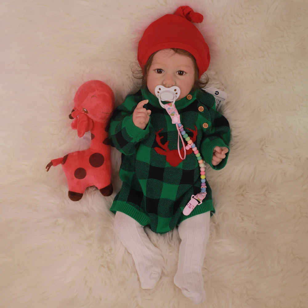 20 &quotмягкие виниловые игрушки для тела девочек кукла-реборн малышей игрушка