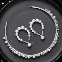 wedding hair accessories crystal pearl hair belt wedding bridal hair ornaments hair jewelry bride headdress headbands