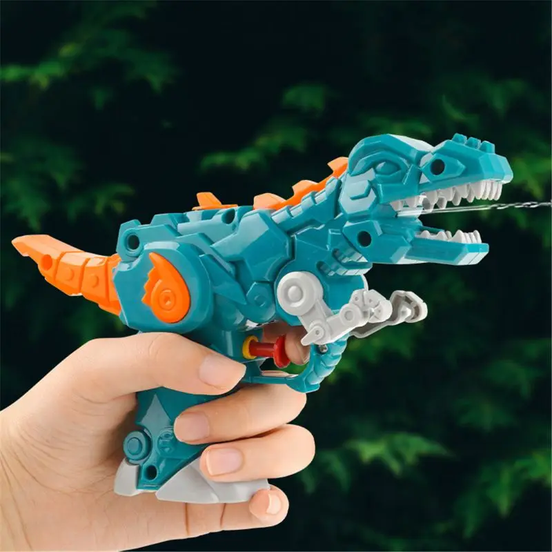 

Робот-динозавр, водные пистолеты, игрушки, детский разбрызгиватель, пистолет для детей, летняя пляжная пушка для бассейна, портативный пист...