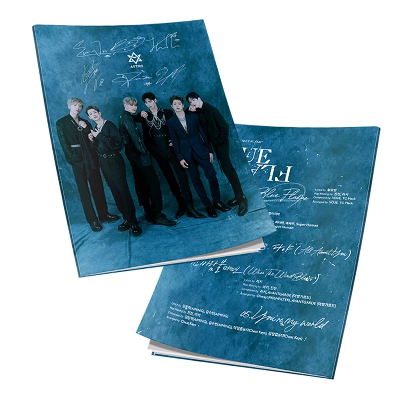 Мини альбом Kpop ASTRO 6th с голубым пламенем мини фотоальбом модный K pop коллекция для