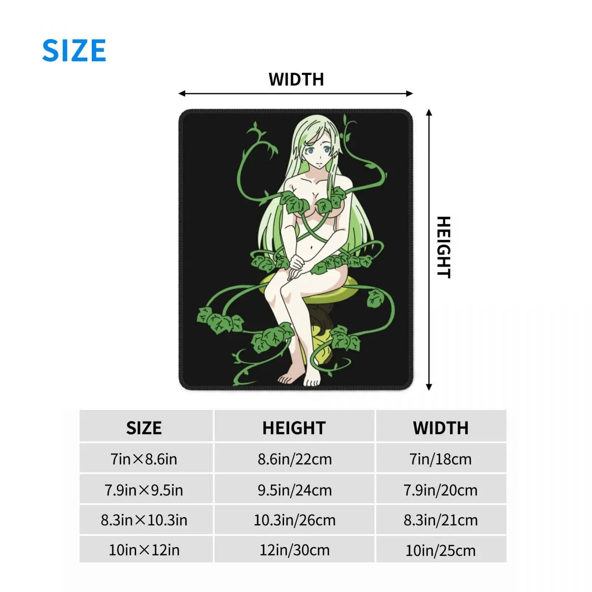 

That Time I Got Reincarnated As A Slime Treyni Mouse Pad Tensura Slime Isekai Waterproof Soft Mat Rubber PC Table Decor Cover