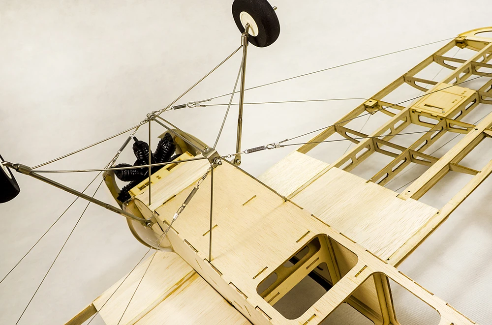 Balsawood модель самолета лазерная резка масштаб Fokker E. III Eindecker WW1 истребитель лазерная резка набор из пробкового дерева 1520 мм(6") строительный комплект дерево