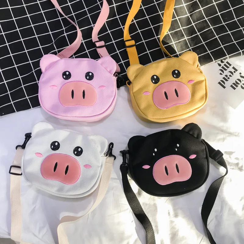 

Designer Bag Cute Children's Bags Slung Over, Pigs And Canvas Bags, Cute Shoulder Bags, Fashion Bags. Bags For Women 2020