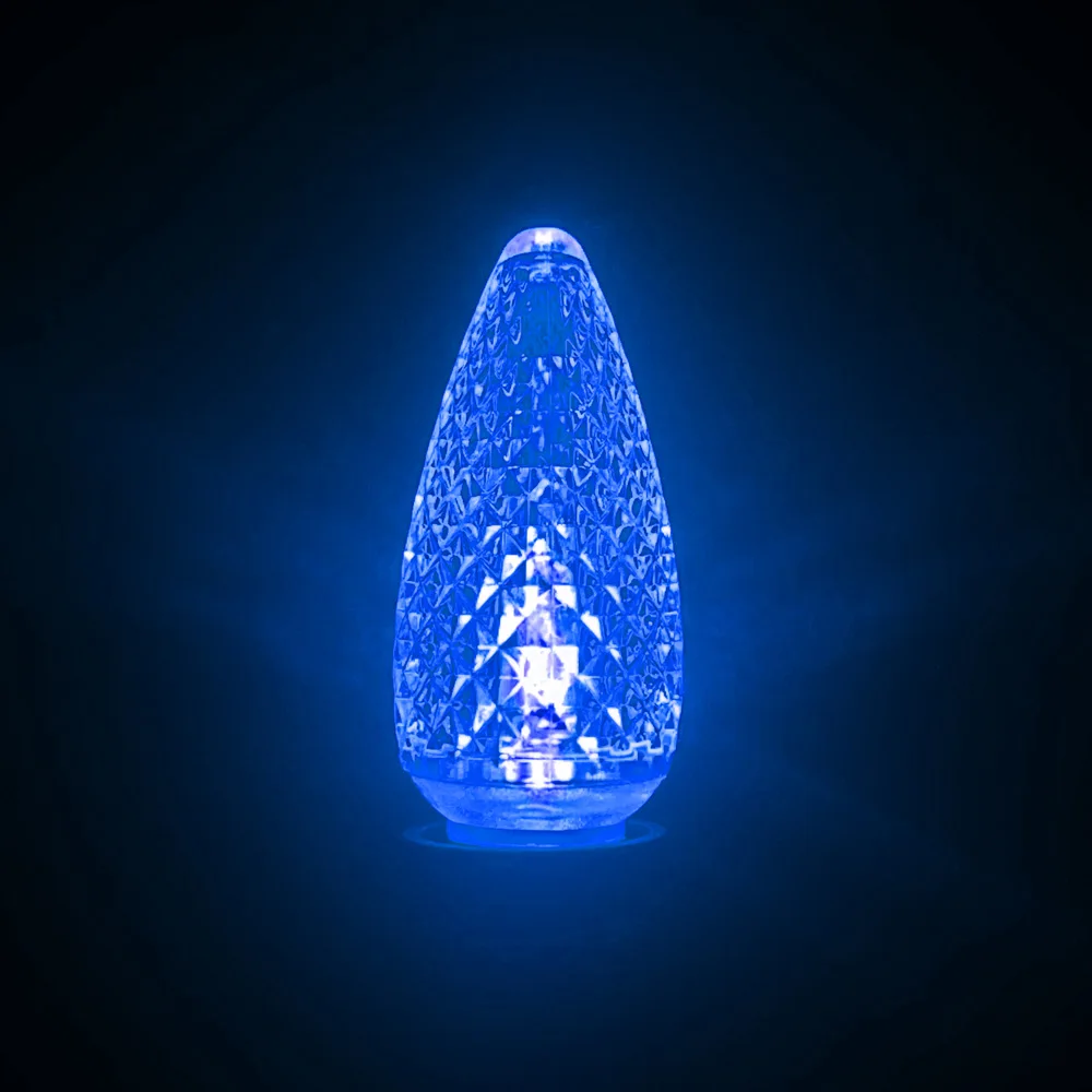 UL Listed 25 шт C9 светодиодный лампы для замены 3 SMD СВЕТОДИОДНЫЙ s в каждой