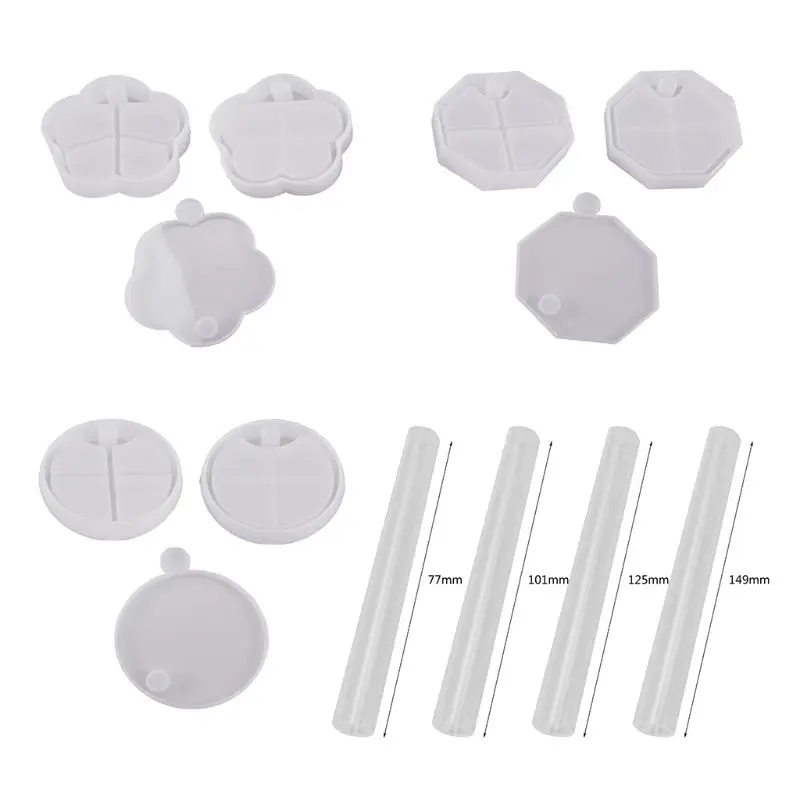 

Crystal Epoxy Resin Mold Rotating Overlapping Multi-layer Jewelry Storage Box Casting Silicone Mould Crafts Making Tool 875B