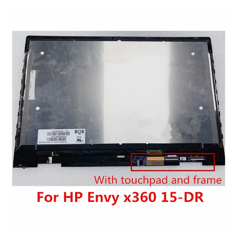 

L64480-001 FHD UHD LCD Touch Screen Digitizer Assembly For HP Envy x360 15-dr0013nr 15-dr1003nx 15-DR