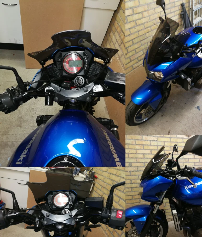 Ветровое стекло для мотоцикла Z750 Z750R Z 750 ветрозащитные дефлекторы двойные