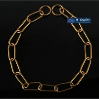 hq bd02 high quality strong solid brass dog chain leash collar special 55 65cm for middle giant pets