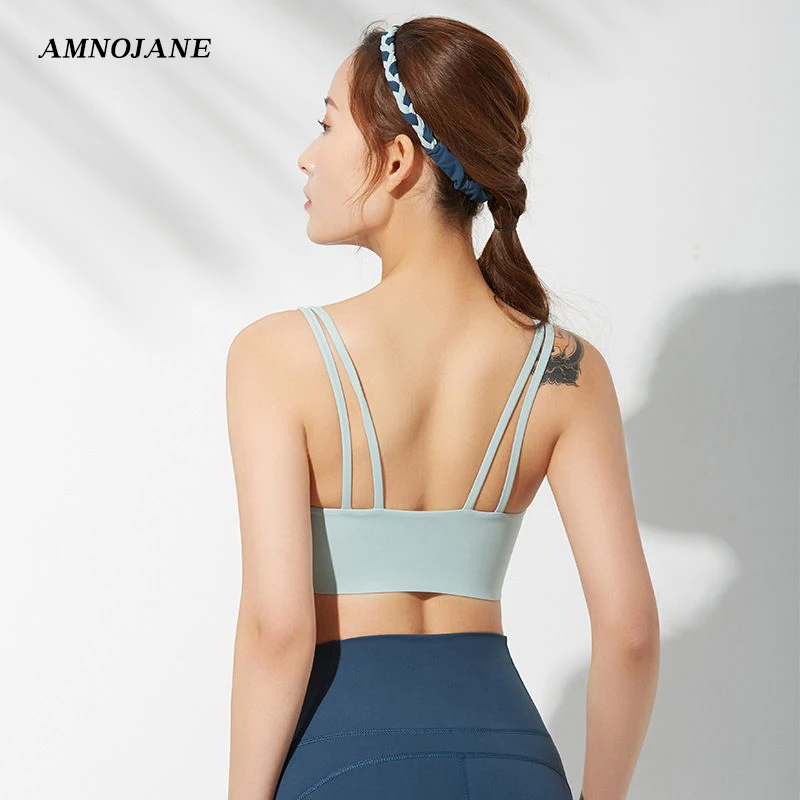 Спортивный бюстгальтер для фитнеса майка без косточек бесшовные спортивные