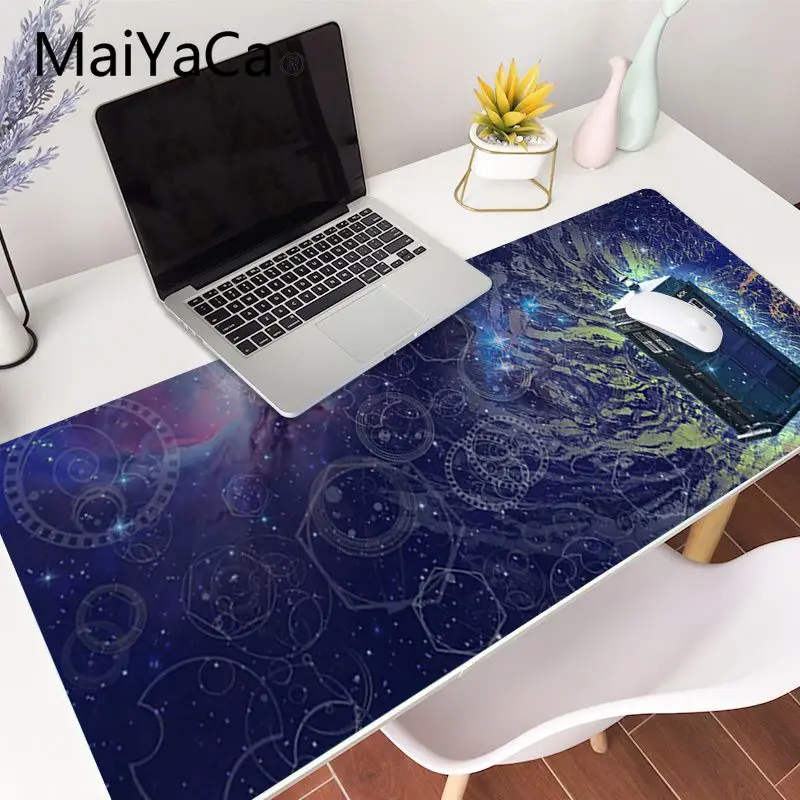 

MaiYaCa Doctor Who wallpaper Beautiful Anime Mouse Mat Gaming Mouse Pad Large Deak Mat for overwatch/cs go/world of warcraft