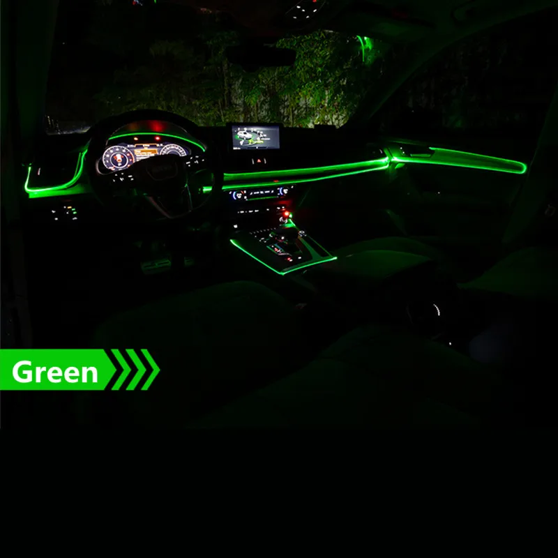 Декоративная неоновая Светодиодная лента RGB LED светильник для приборной панели