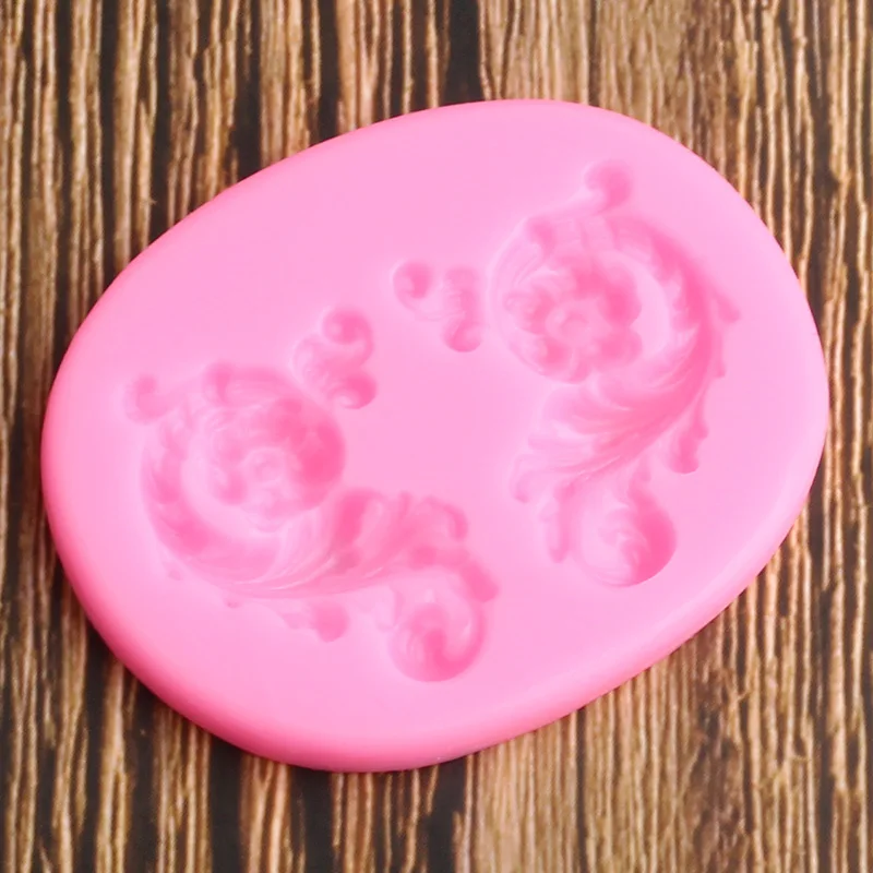 Силиконовые формы в виде листьев цветов |