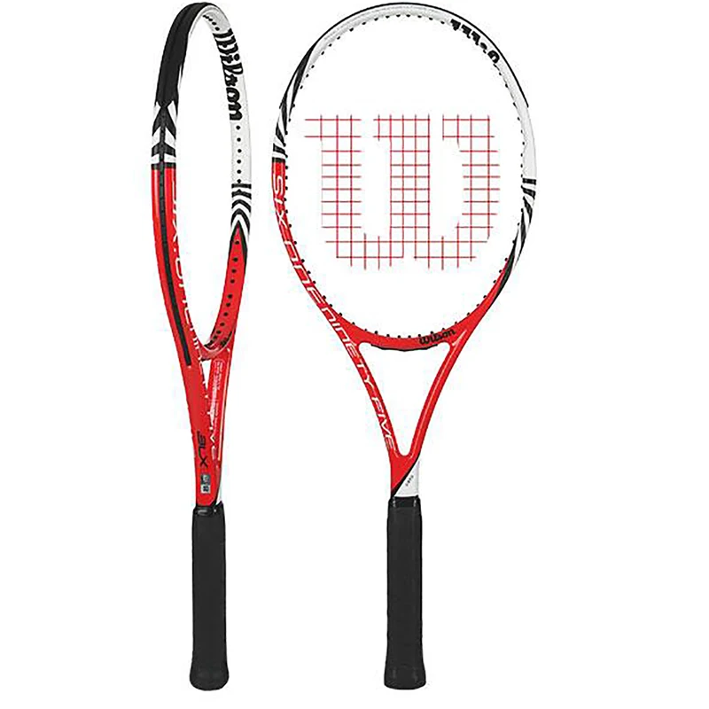 

Wilson Upgraded Version Of All-carbon BLX Six-One 95 Asian Version 309g Tennis Racket Professional Game Racket -40