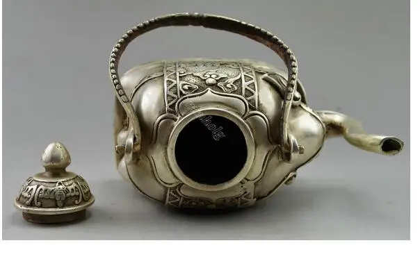 Бронзовый декоративный Заводской магазин тибетский серебряный коллекционный