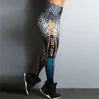 Женские леггинсы с принтом Don't Stop, радужные Леггинсы для йоги и фитнеса, женские брюки с высокой талией, тренировочные брюки