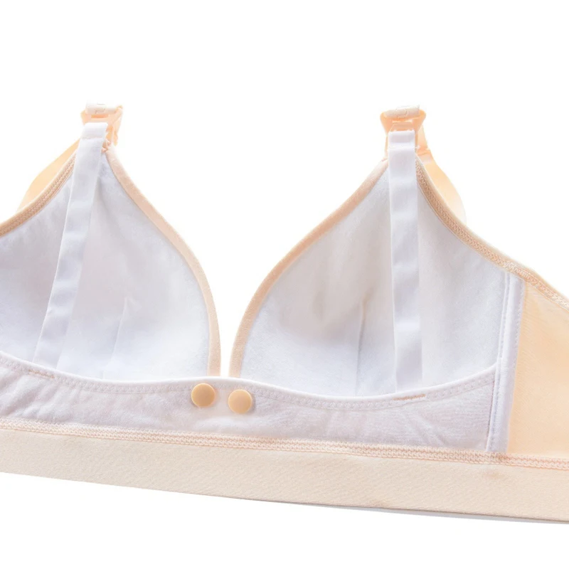 Большой размер бюстгальтер для кормящих мам беременных женщин хлопок передняя
