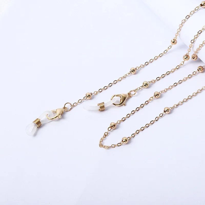 

Sunglasses Masking Chains For Women Acrylic Pearl Crystal Eyeglasses Chains Lanyard Glass 2021 New Fashion Jewelry Wholesale