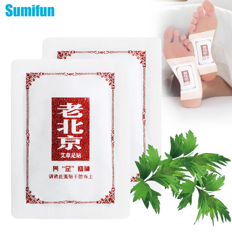 

6Pcs Foot Patch Wormwood Moxibustion Plaster Lose Weight Body Detox Dehumidification Improve Sleep Quality Eliminate Fatigue