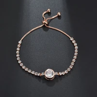 fashion cubic zirconia braceletsbangles for women stainless steel adjustable bracelets charm crystal jewelry bracelet bt200281